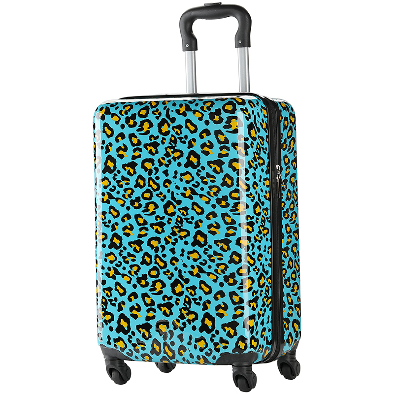 Hot Selling Cute Kids Luggage Cartoon Kids Suitcase Travel Trolley Children Luggage Leopard