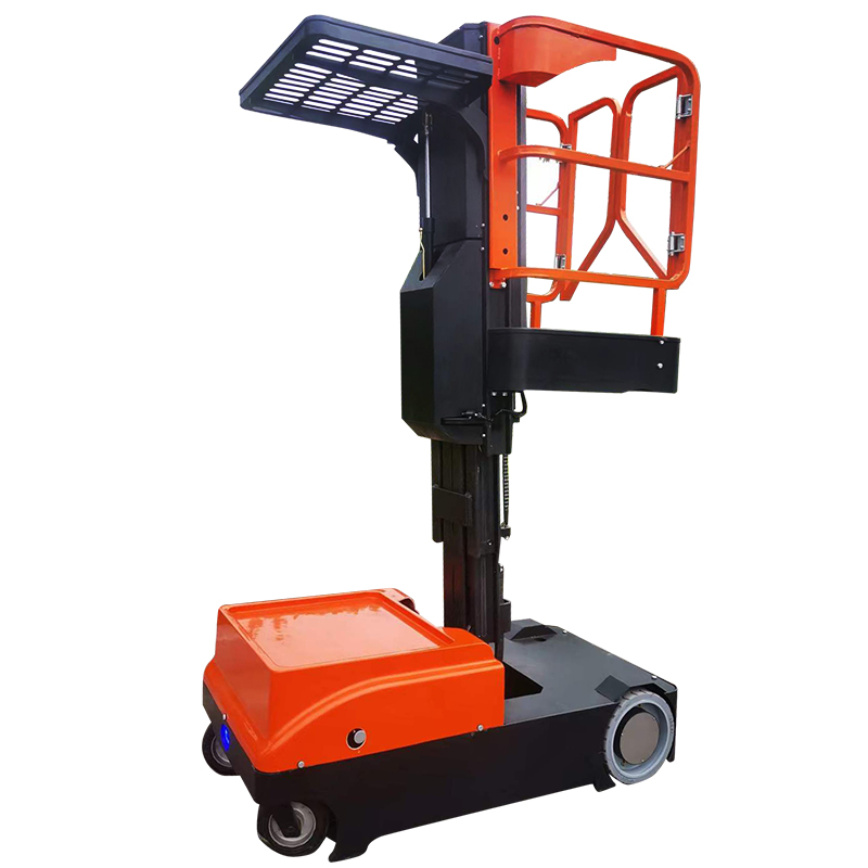 Narrow Aisles Small Mini Automate Order Pickers Automatic Mobile Drivable Warehouse Picking System with Light Indicators