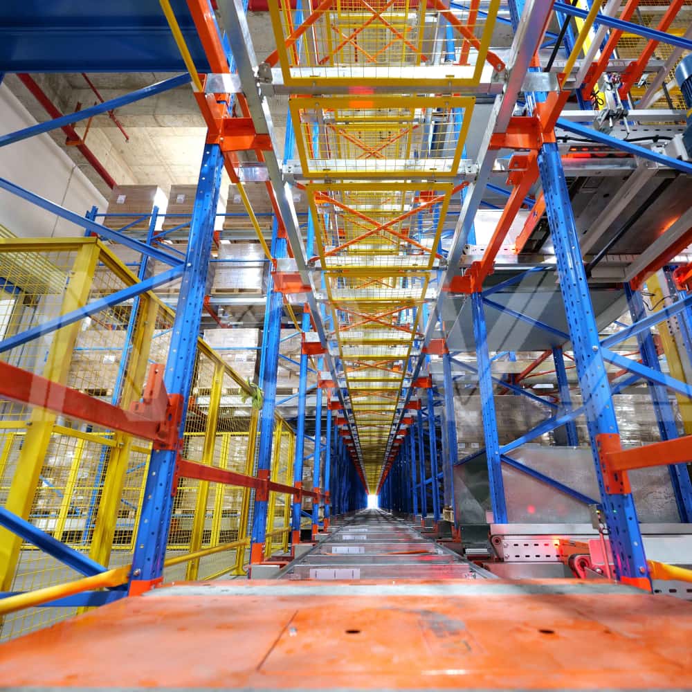 Manufacturer Automation Warehouse Cold Storage Racking High Density 4Way Shuttle ASRS Automated Storage Retrieval Rack System