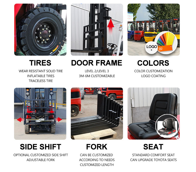 New Narrow Aisle Mini Hydraulic Stacker Warehouse Handling Small Forklift Pallet Stacker 0.5T1 Ton 2 Ton Electric Forklift