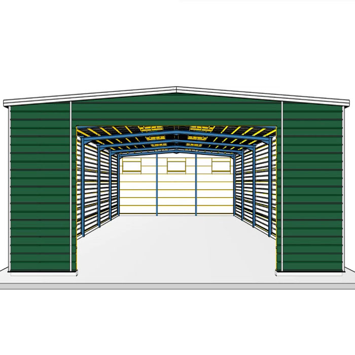 IBeehive Heavy Duty Steel Hangar Warehouse-Waterproof &amp; Sound Insulated Logistics Facility