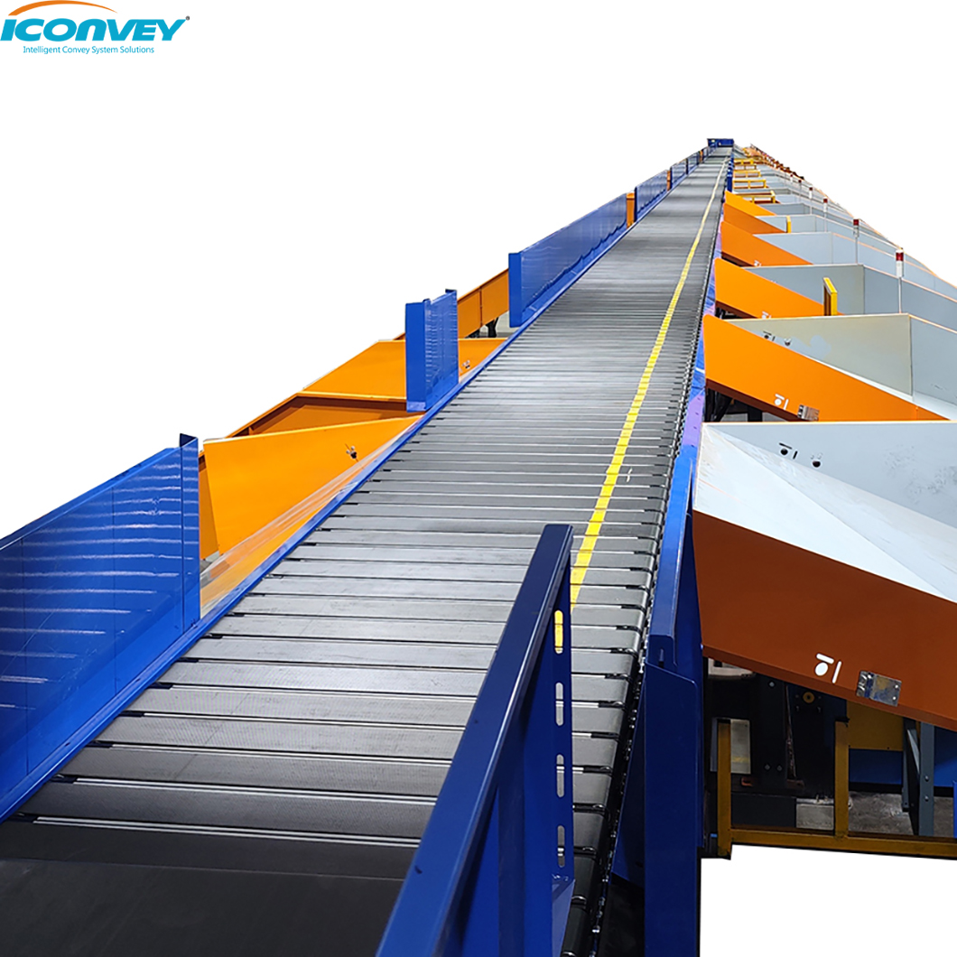 Iconvey Parcel Cycling Sortation Conveyor Parcel Sorting Machine