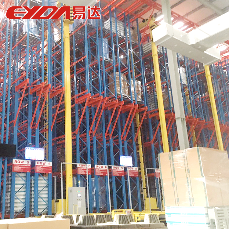 New Energy Automated Storage Retrieval System (ASRS) Smart Racking Customized Steel Industrial Shelves High Bay Warehouse Robot
