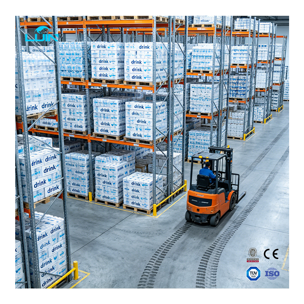 Reliable Logistics Racking System Heavy Duty Warehouse Storage Shelf For Pallet Cargo