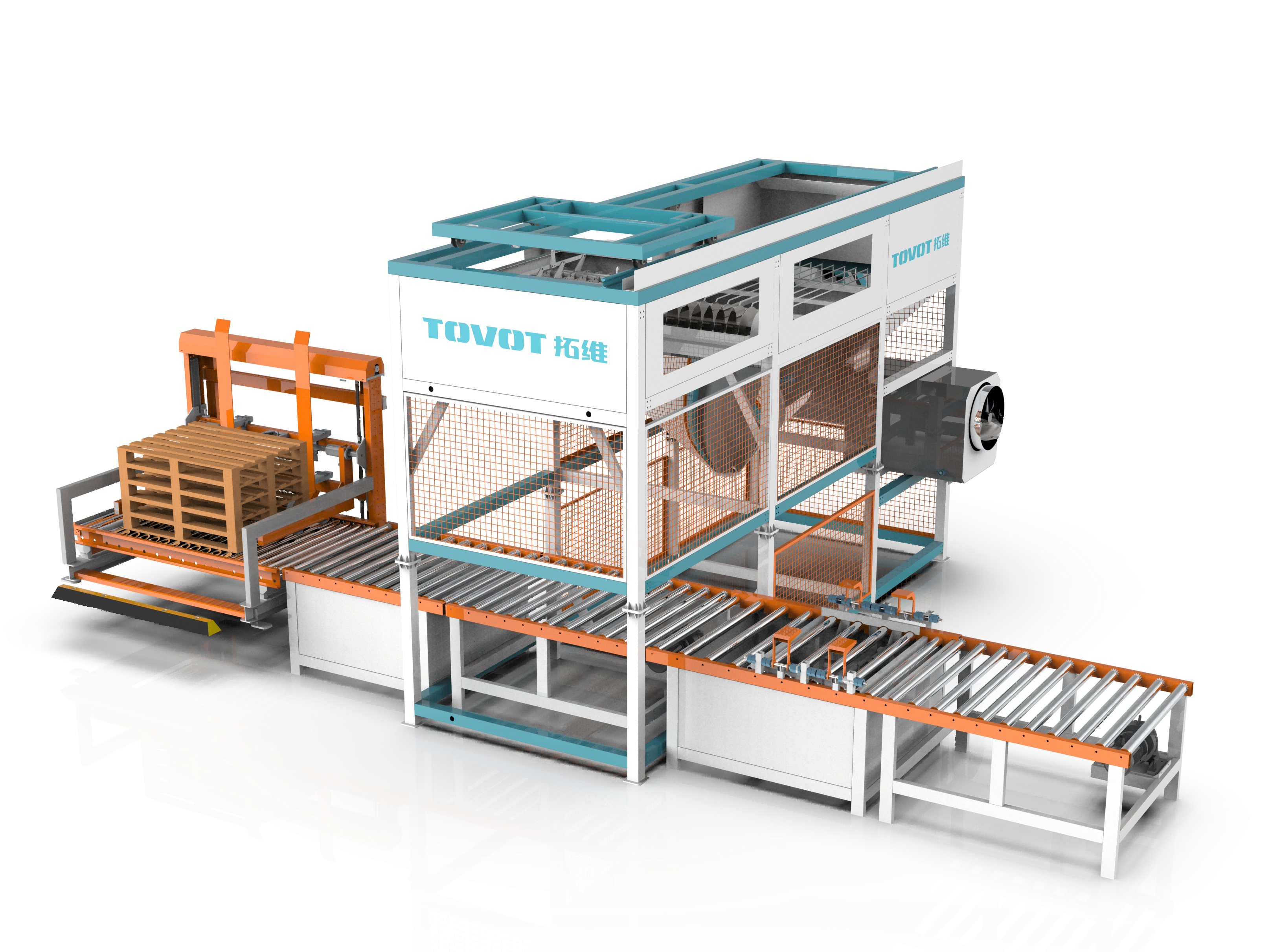 Robot-Enabled Layer Picking &amp; Cutting Machine for One-Touch Start