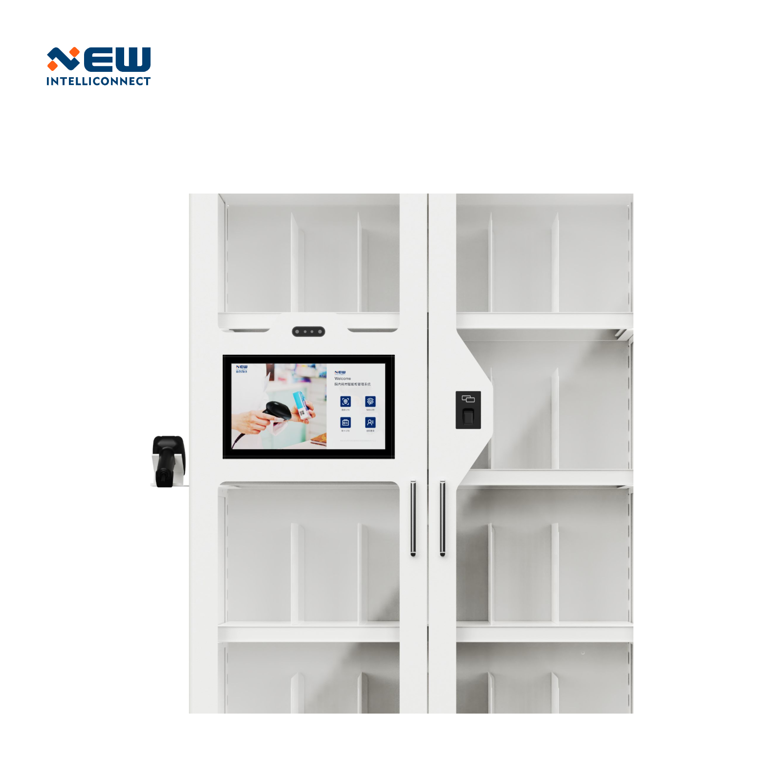Factory Warehouse Management Automatically Smart Warehouse Storage Management System Software Locker Rfid Scanning Cabinet