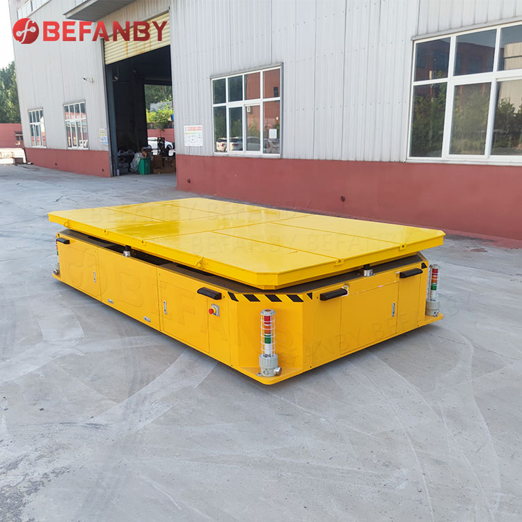 China Manufacturers 15Ton Warehouse Robot Transport AGV Automated Transfer Cart