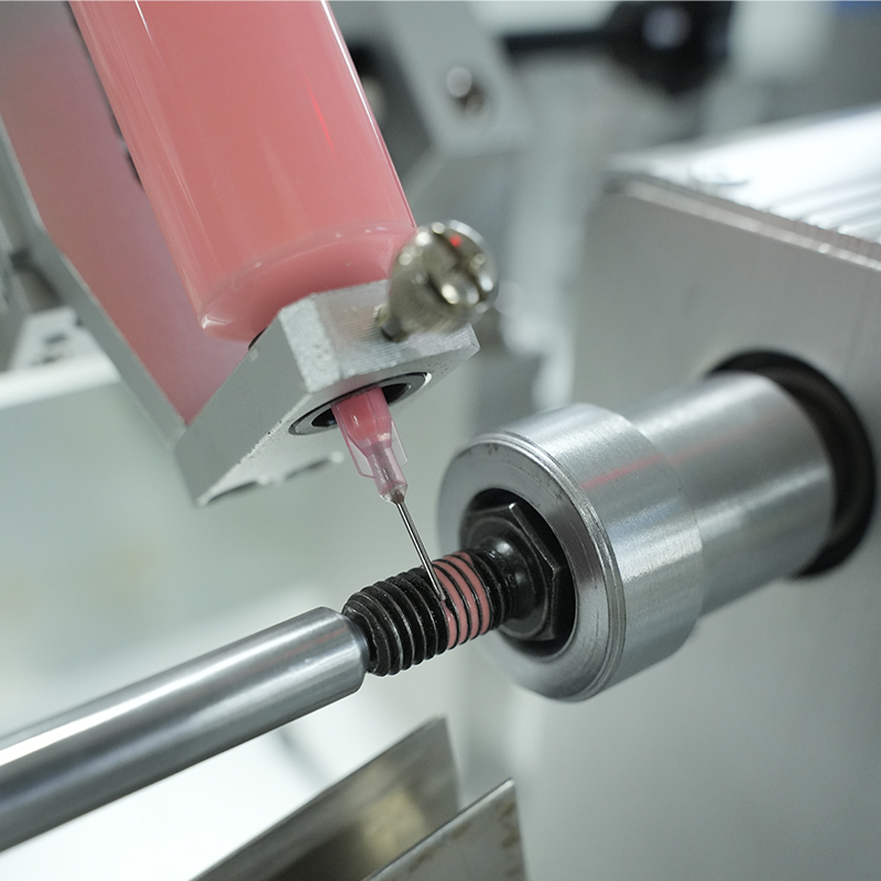 With Vibratory Bowl Feeder Bolts Nuts Adhesive Thread Coating Fully Automatic Loading/Unloading Threaded Dispensing Machine 2kW