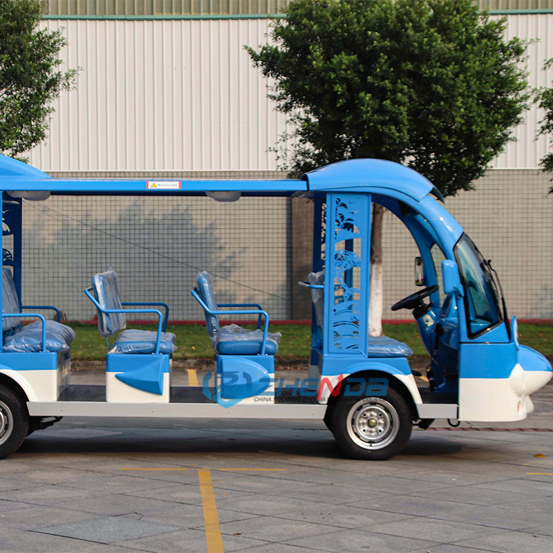 New 14-seat Cartoon Used Buses for Sale Mini Bus for Transport Sightseeing Tour Car Manufacturer