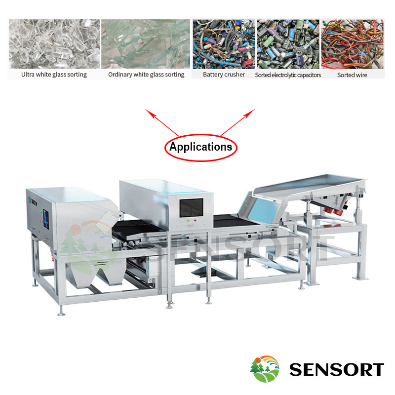 AI Intelligent Optical Sorting Machine for Plastic / Metal / Waste Recycling