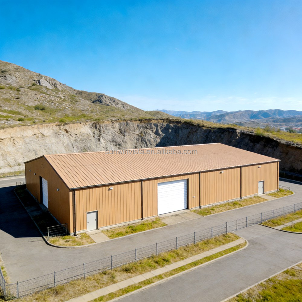 Steel Structure Factory With Ventilation System For Production Workshop Logistics Warehouse And Ventilated Distribution Center