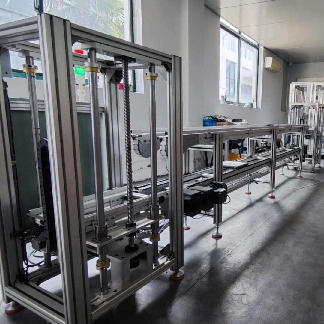 Heavy Duty Pallet Chain Conveyor System With Modules Automatic Accumulating Conveyor for Warehouse Logistics Distribution Center