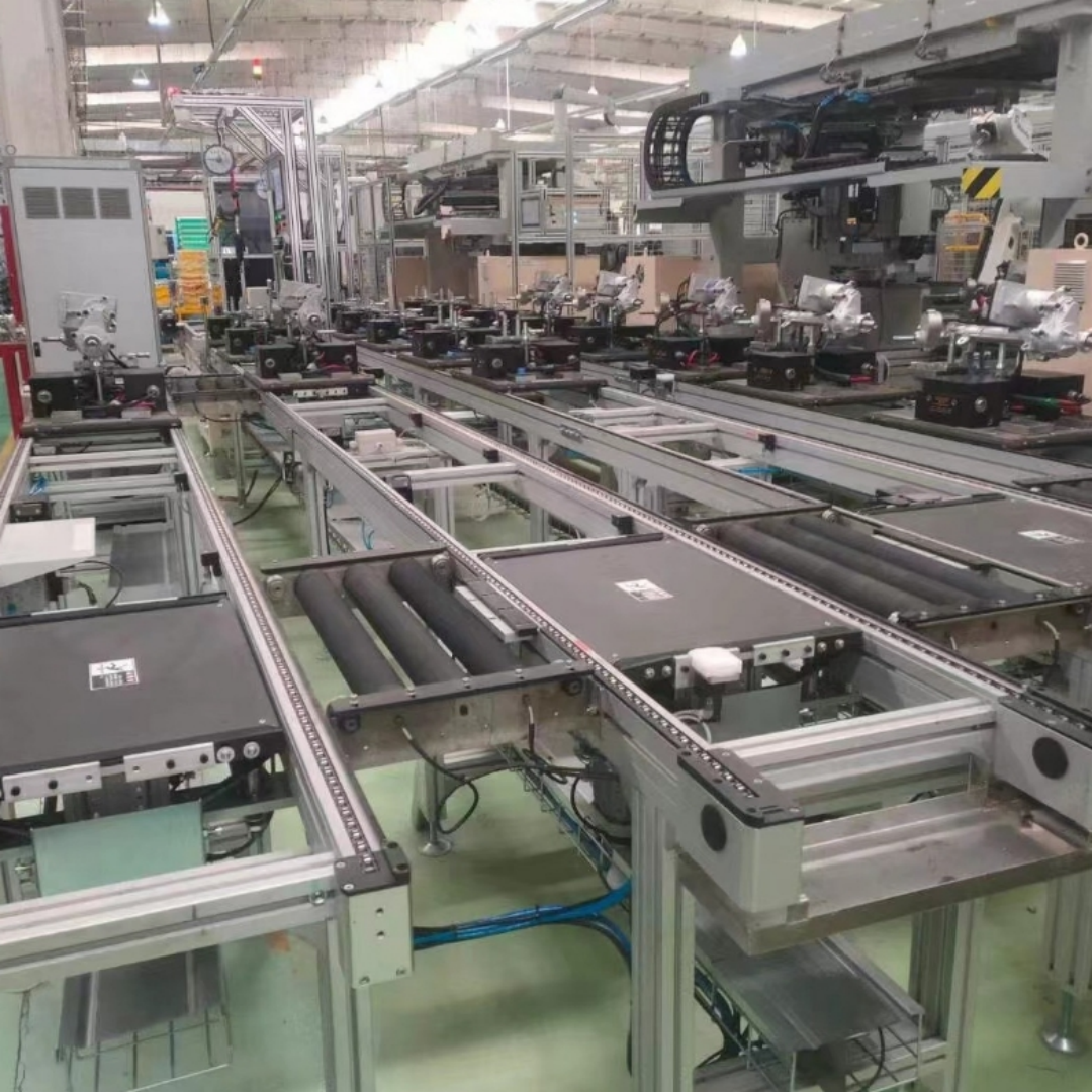Heavy Duty Pallet Chain Conveyor System With Modules Automatic Accumulating Conveyor for Warehouse Logistics Distribution Center