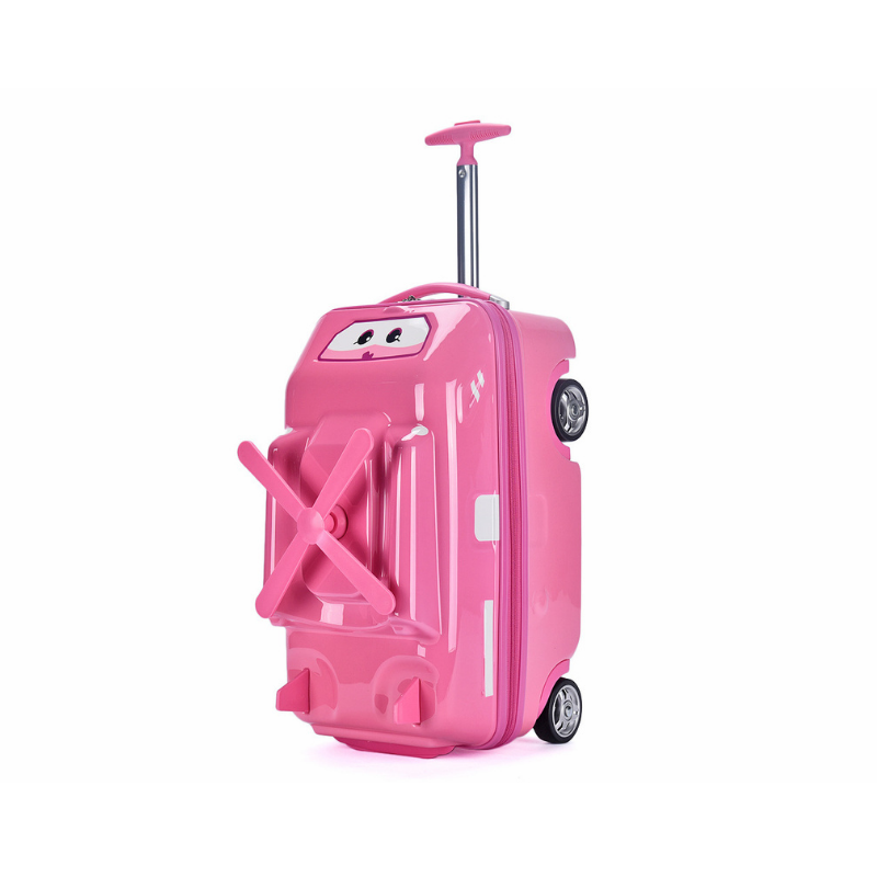 Cute 16 Inch Travel Hard Cartoon Car Kids Travel Trolley Bag Children Carry-on Suitcase Luggage
