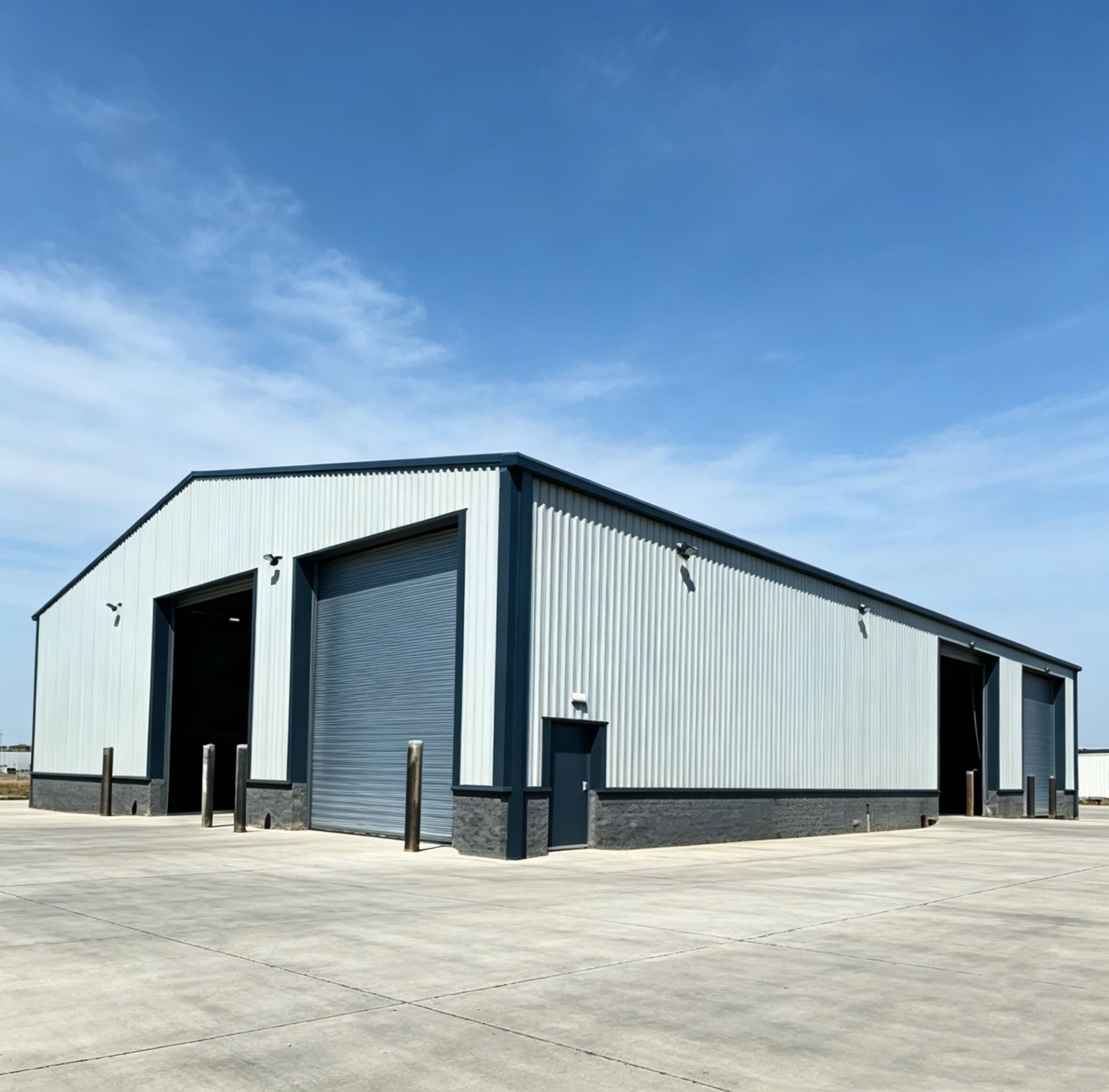 High Quality Steel Structure Small Building Warehouse Layout Design Low Cost Fast Construction Prefab Workshop