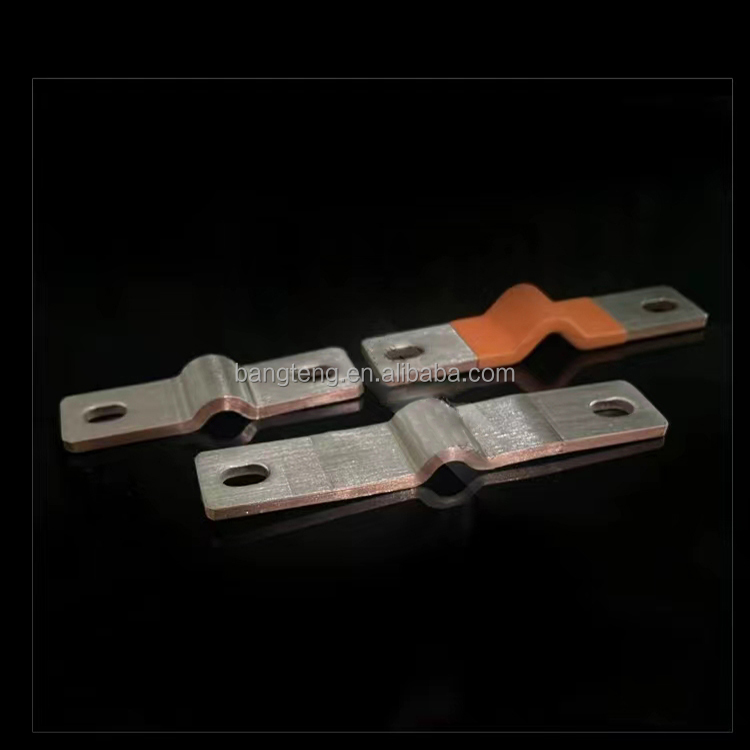 Flexible Copper Busbars Connector with Screw for 105A Prismatic Battery Power Distribution Equipment