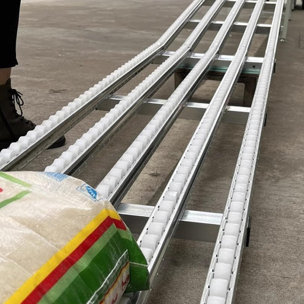 New High Density Carton Flow Rack System Gravity Roller Shelf Restaurant Warehouse Picking FIFO Inventory Management Smooth