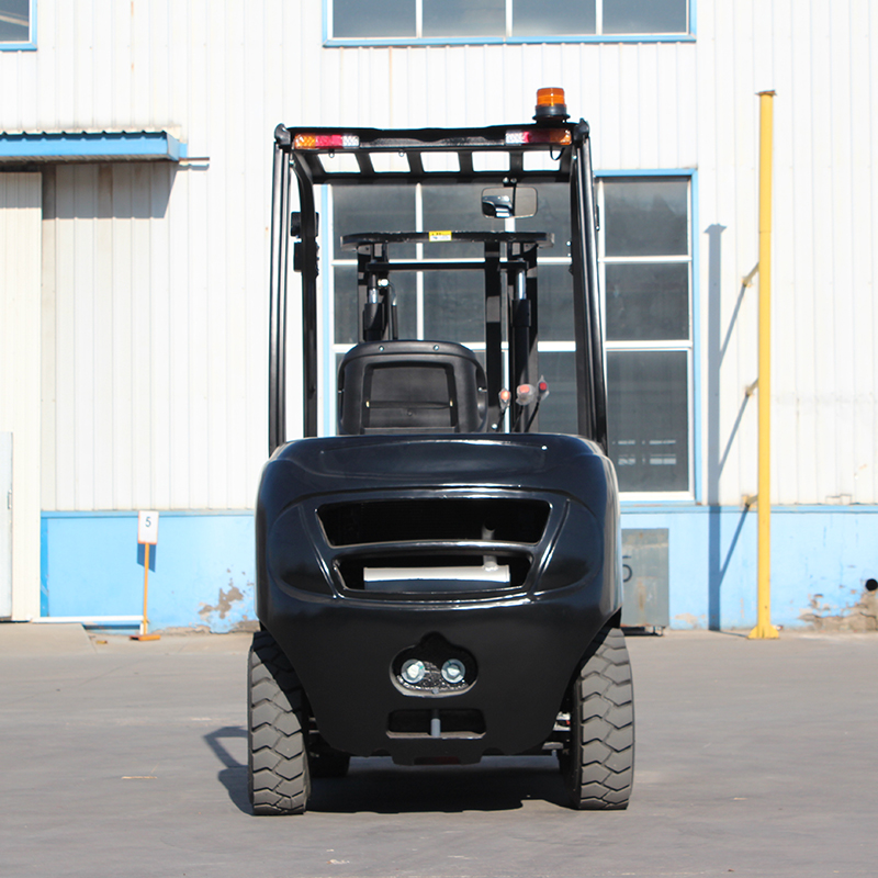 Optional Attachments Fully Hydraulic Self Loading Forklift Warehouse Forklift Pallet Stacker Forklift 1 Ton Forklift