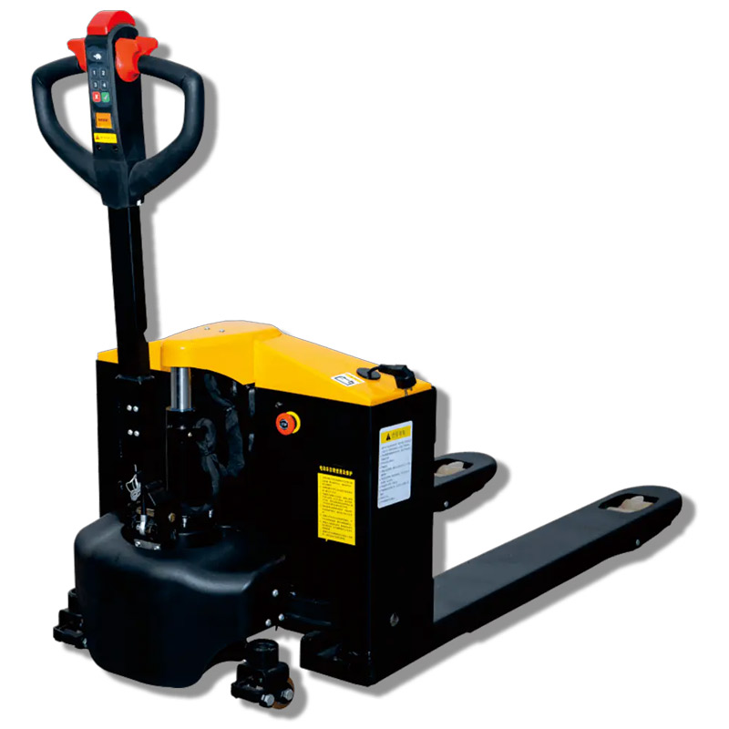 Walk Behind Electric Pallet Truck, Lithium Ion Battery Warehouse Walkie Pallet Jack