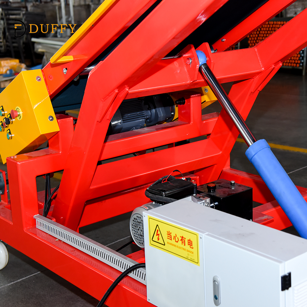 Duffy 20ft And 40ft Container Loading Unloading Conveyor System Truck Loading Conveyor