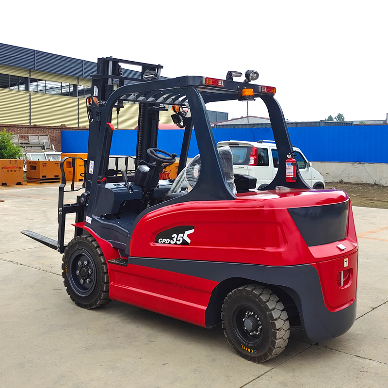 Electric Tow Tractor With Forklift For Airport And Factory Logistics