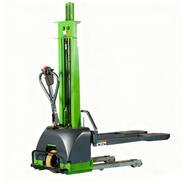 Self Lifting Stacker 300kg 500kg 1500kg Load Capacity Semi Electric Pallet Stacker Self Load Stacker for Warehouse Logistics