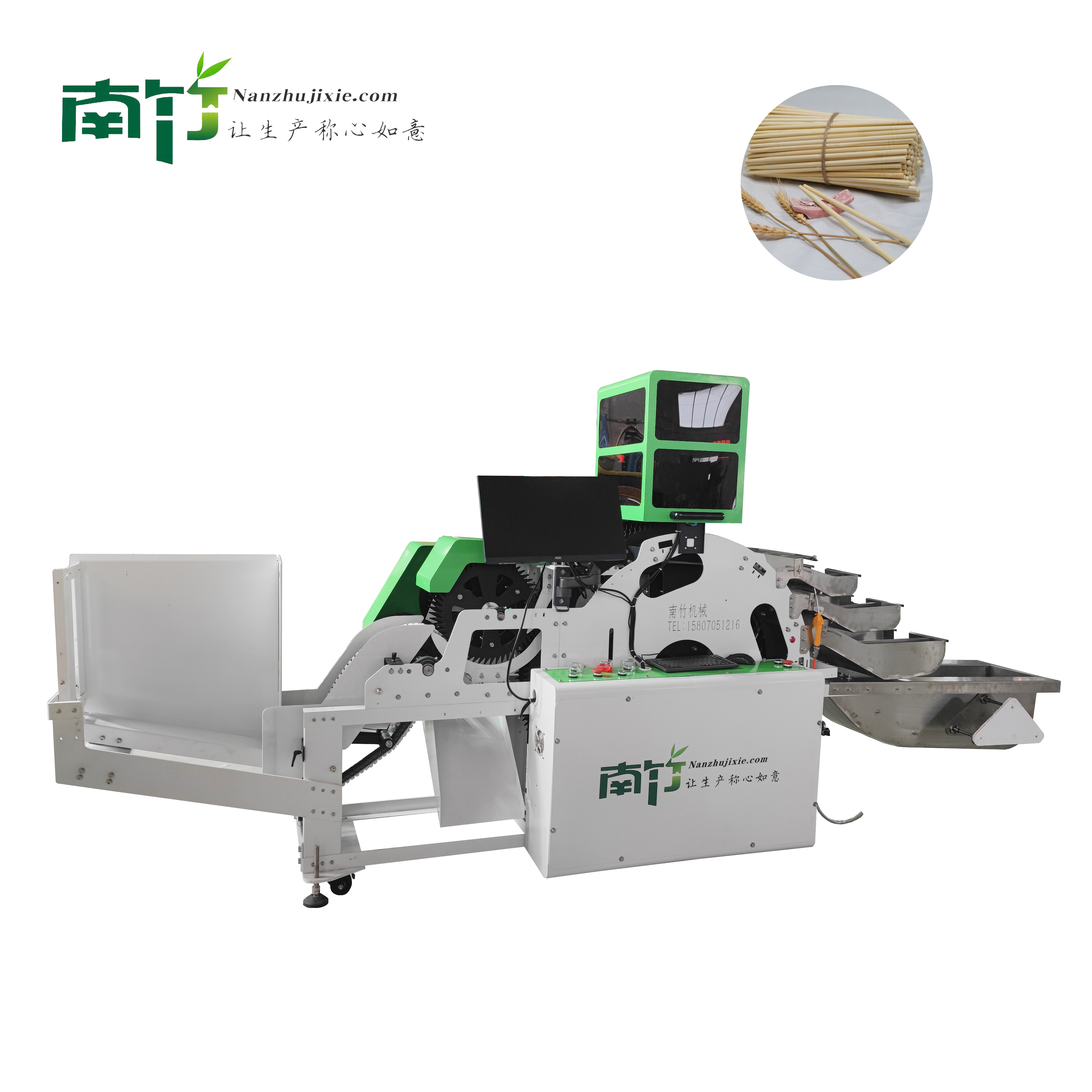Intelligent AI Visual Quality Control Sorting Machine for Chopsticks