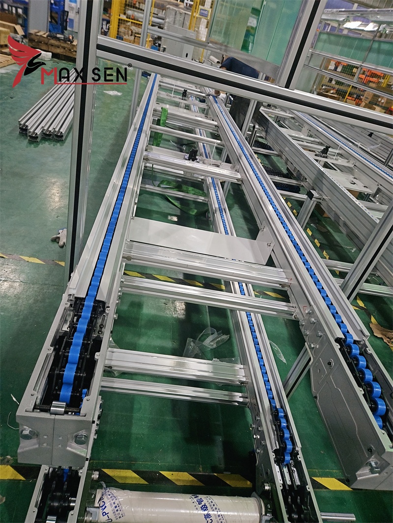 Hot sale Double Speed Chain Free Flow Automatic Production Line Automatic Transport Assembly Conveyor System