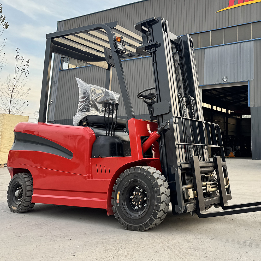 New Narrow Aisle Mini Hydraulic Stacker Warehouse Handling Small Forklift Pallet Stacker 0.5T1 Ton 2 Ton Electric Forklift