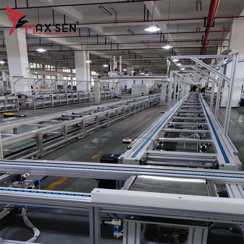 Hot sale Double Speed Chain Free Flow Automatic Production Line Automatic Transport Assembly Conveyor System