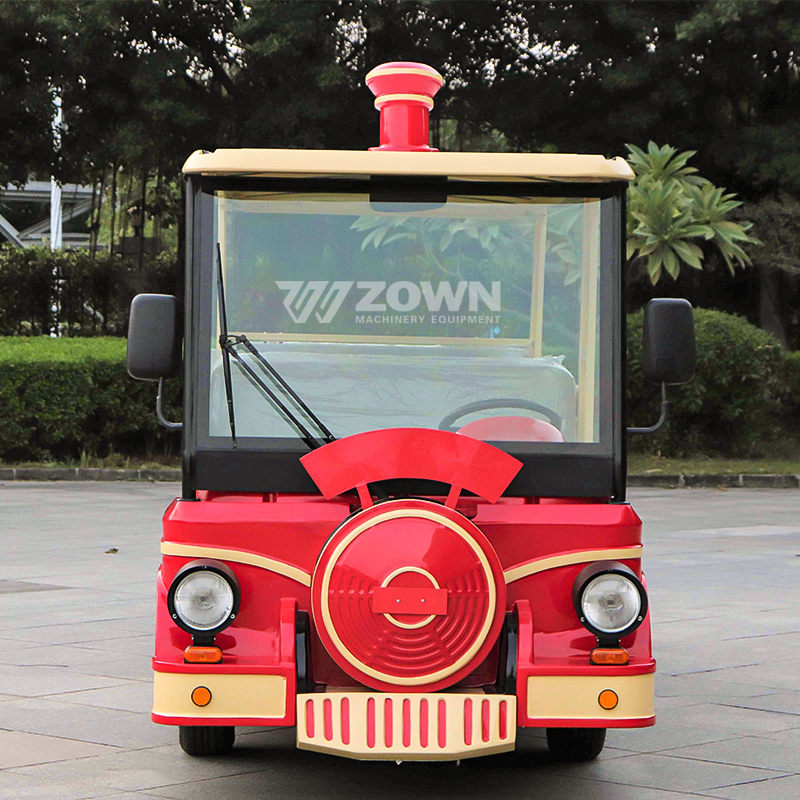 Cartoon-style Bus Transportation Multi-Row Electric Sightseeing Bus for Factory-Direct Sales Scenic Area