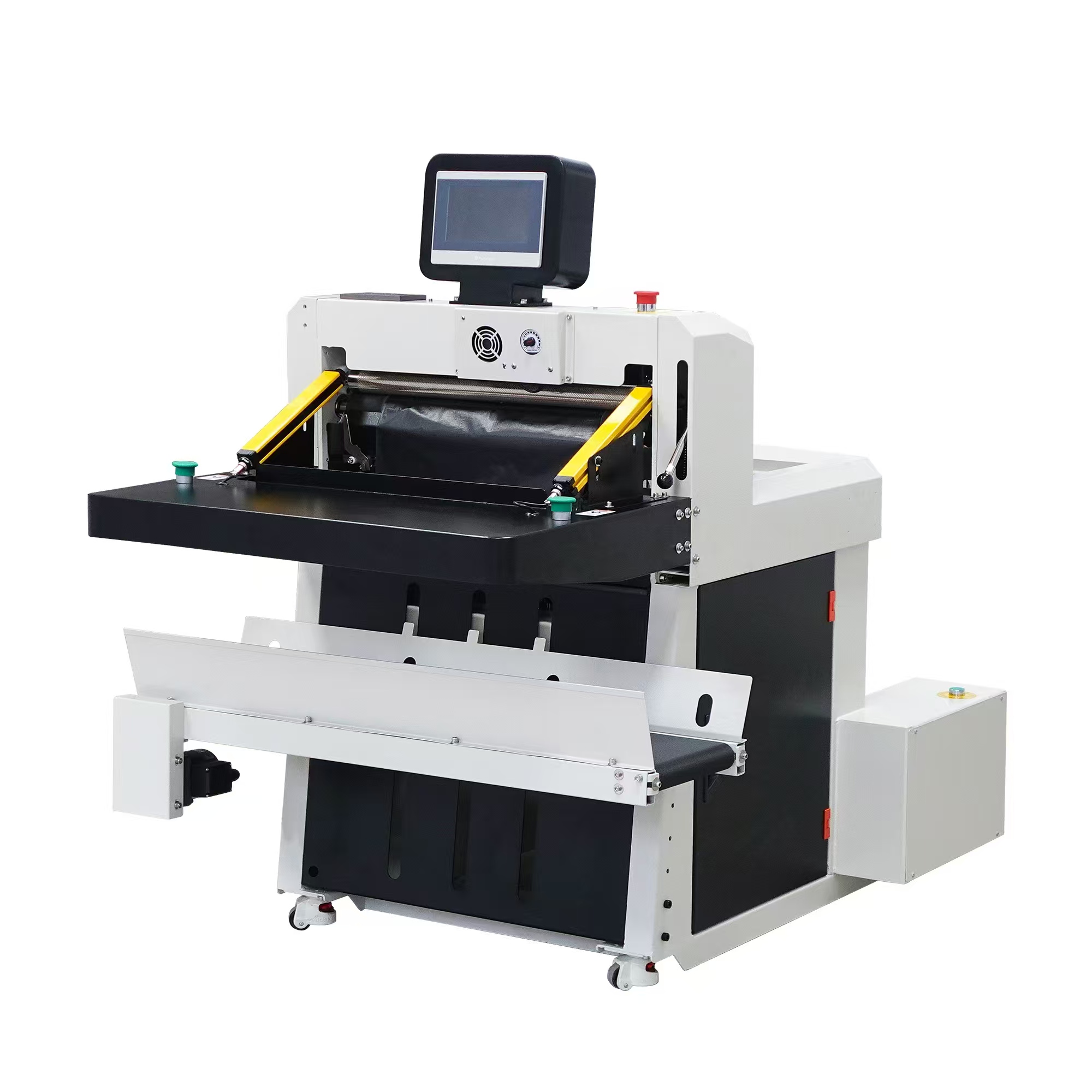 DND50I Ecommerce Order Fulfillment Courier Plastic Bags Labeling Bagging Packaging Machine With Incline Conveyor