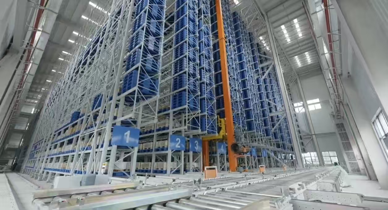 Stacking crane system