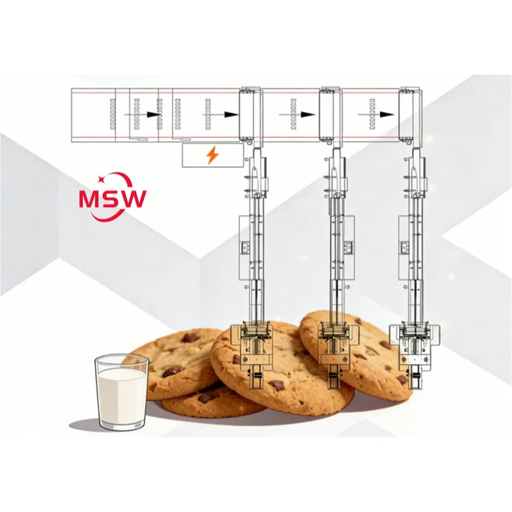 Complete End of Line Automation Customized Packaging Line for Noodle Packs