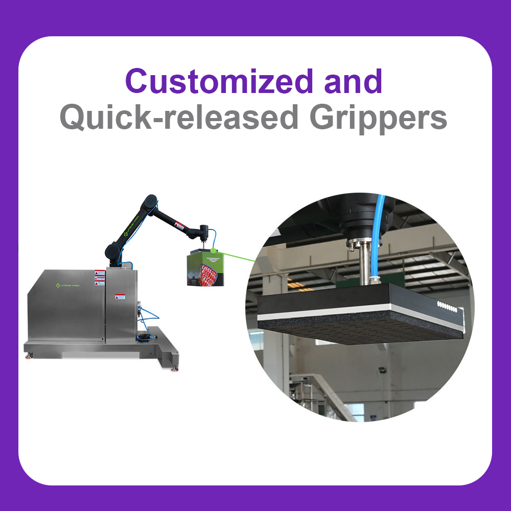 6 Axis Robot Palletizing System for Chemical Bucket and Drum Handling