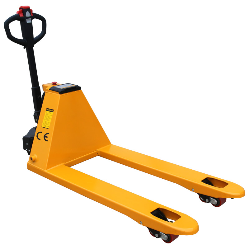 Walk Behind Electric Pallet Truck, Lithium Ion Battery Warehouse Walkie Pallet Jack