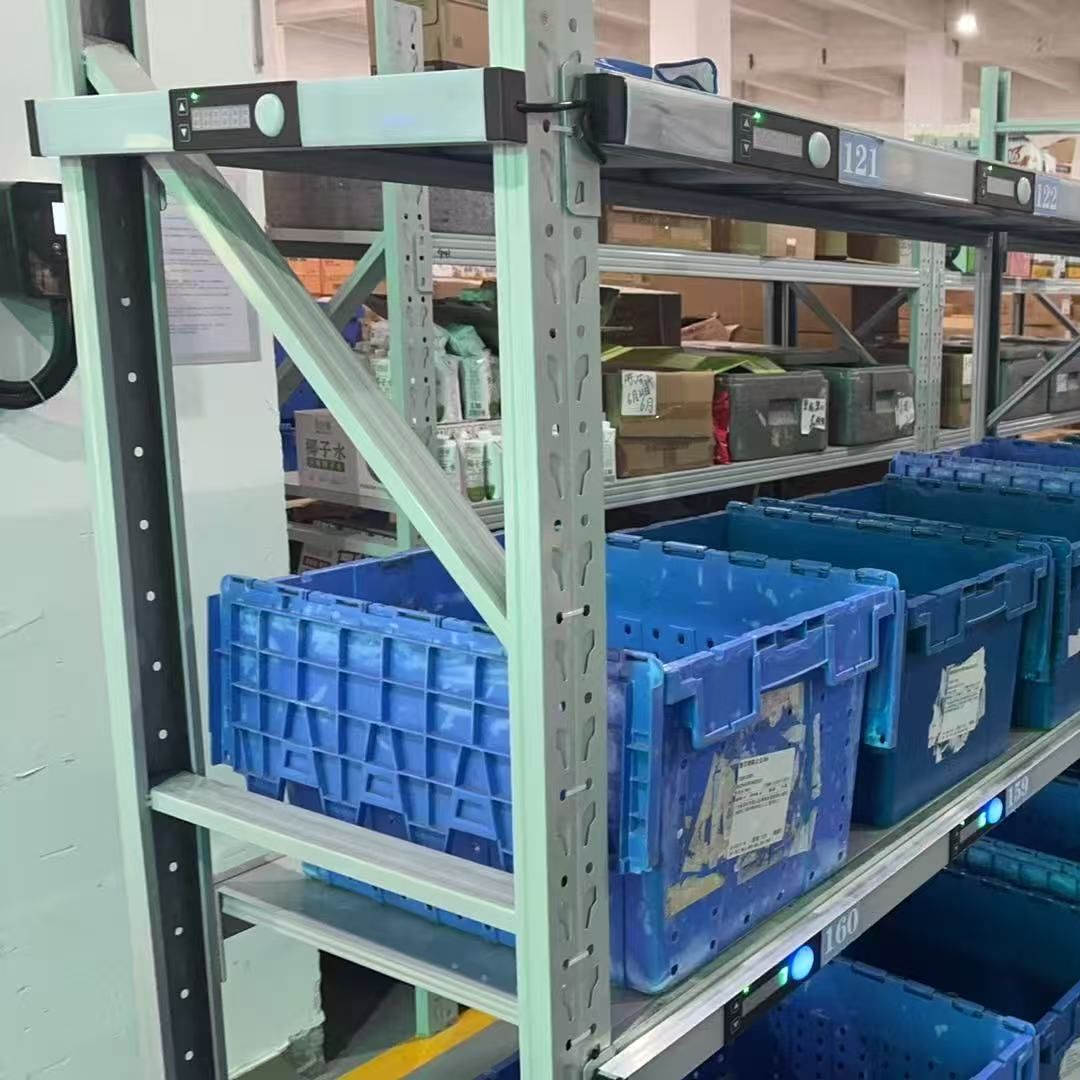 E-Commerce Logistics Put To Light Accuracy PTL Digital Parcel Sorter Express Sorting Put Wall With Wireless Pick To Light System