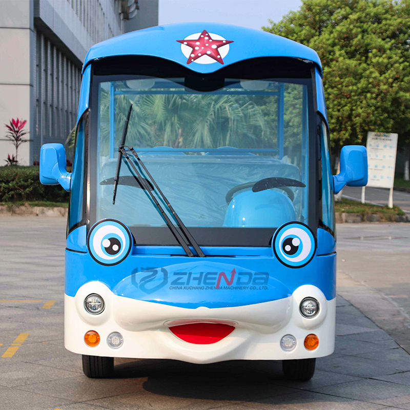 New 14-seat Cartoon Used Buses for Sale Mini Bus for Transport Sightseeing Tour Car Manufacturer