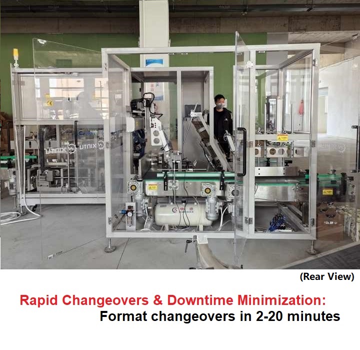 E-Commerce Logistics Wrap Around Box Packer | Parcel Box Automatic Packaging Machine PLC Control Food Grade High Productivity