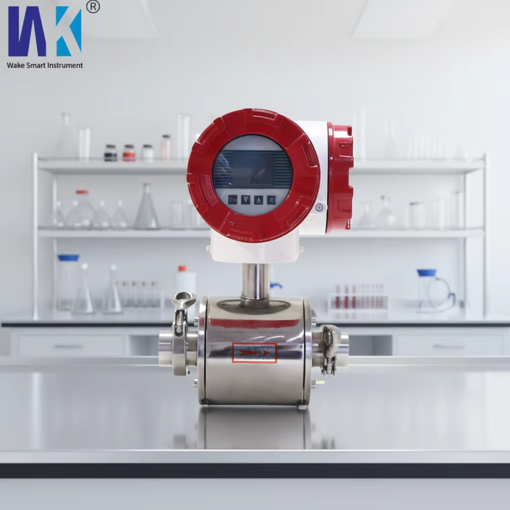 Magnetic Type Professional Water Digital Stainless Steel EMF M65 4-20ma Output 3 Inch Rs485 Tri-clamp Electromagnetic Flow Meter