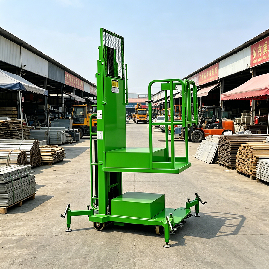 Automated Hydraulic Stepless Transmission Aerial Electric Order Picker for Goods Picking