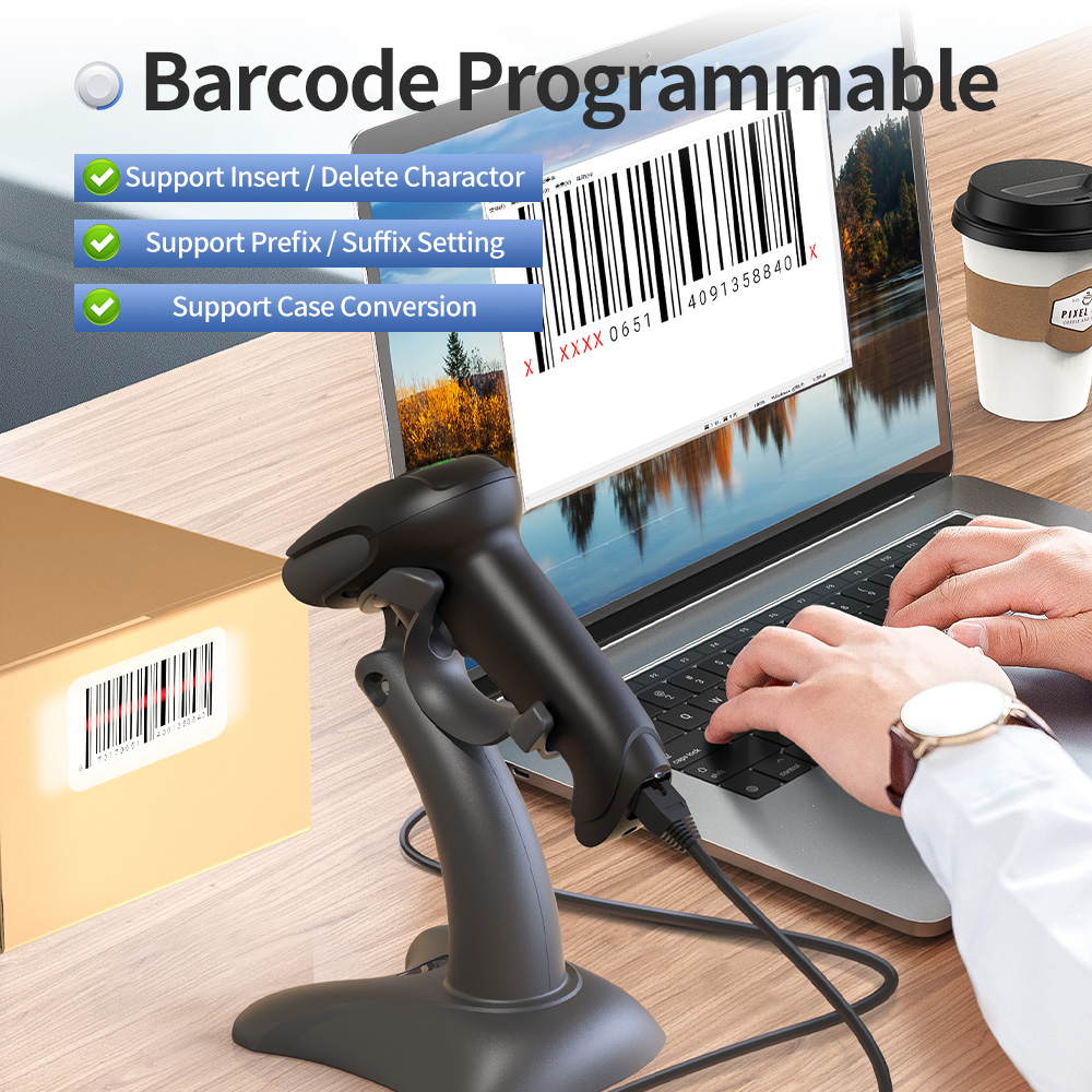 Xincode Barcode Scanner Factory Long Wireless Blue-tooth 1D 2D Qr Bar Code Reader Mobile Handheld Inventory Logistics Scanners