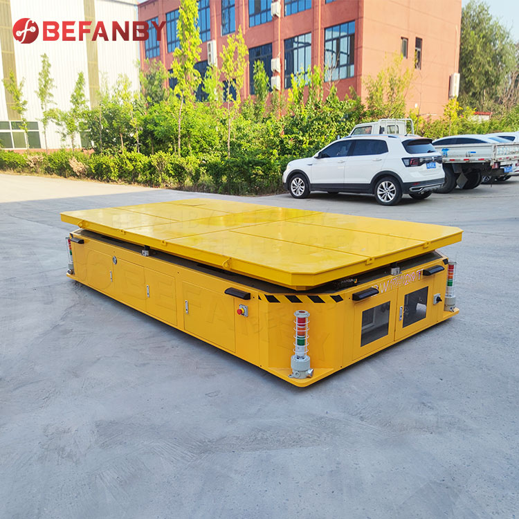 China Manufacturers 15Ton Warehouse Robot Transport AGV Automated Transfer Cart