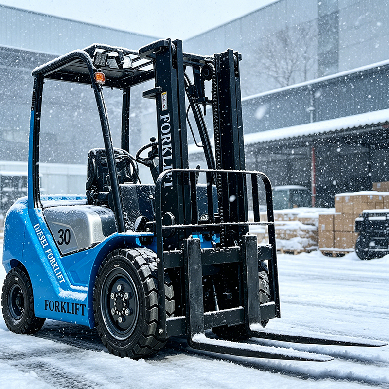 Optional Attachments Fully Hydraulic Self Loading Forklift Warehouse Forklift Pallet Stacker Forklift 1 Ton Forklift