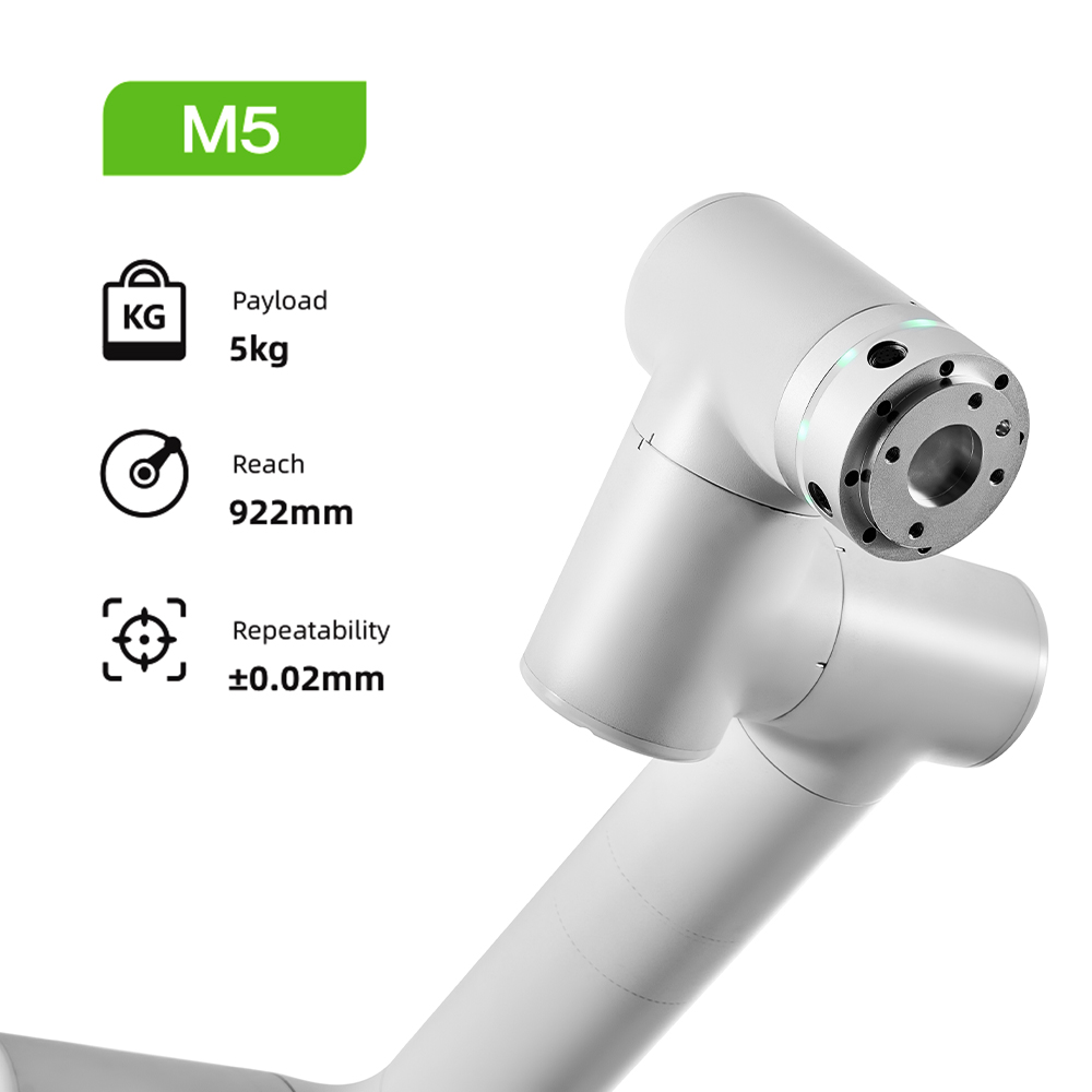 Chinese Factory 6 Axis Collaborative Robot Arm Pallet Mover Multifunctional Cobot Manipulator with Core Motor PLC Components