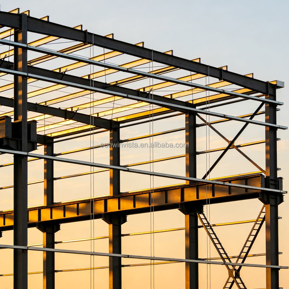 Large Span Prefabricated Steel Structure Oil Chemical Production Plant Workshop Logistics Warehouse And Factory Construction