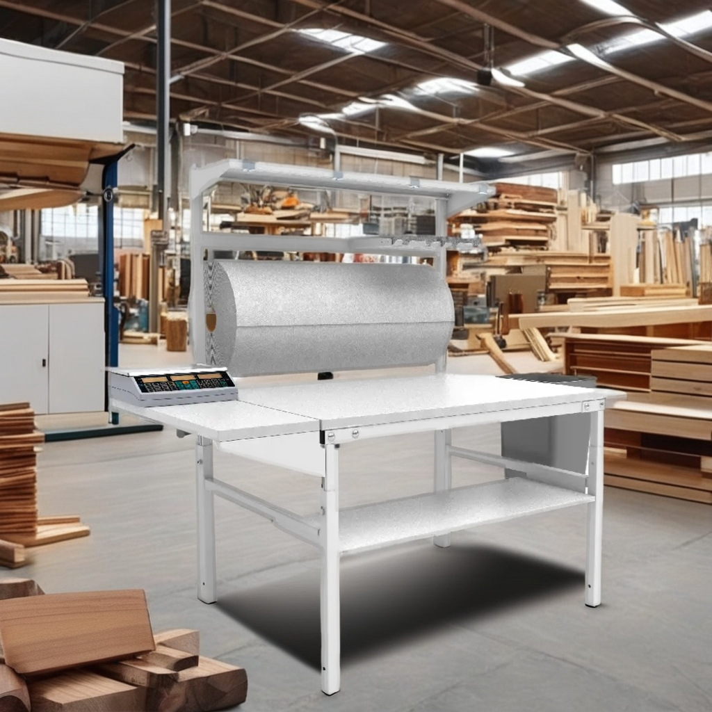 Large W1800mm Packing Station for Ecommerce Fulfillment and Logistics Centers