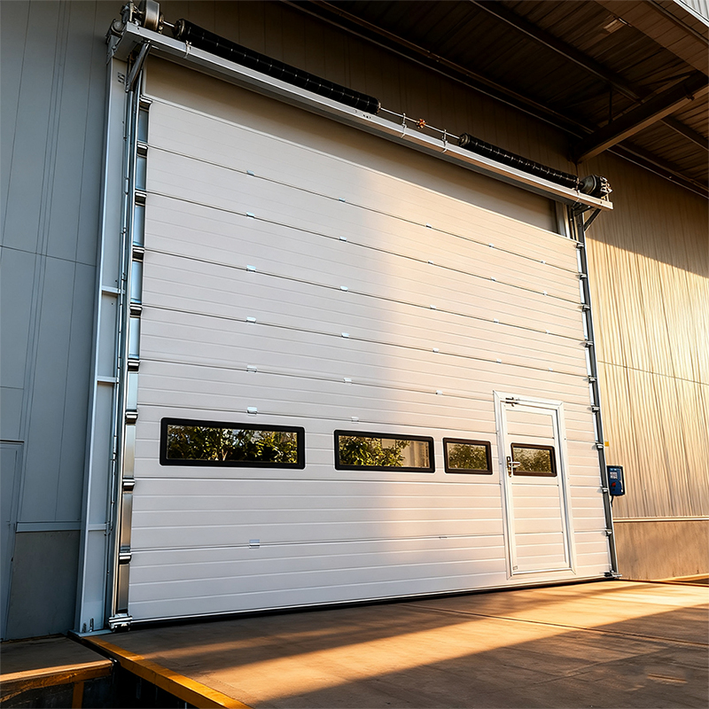 Professional Industrial Sectional Overhead Door - Heavy-Duty Steel, Insulated For Warehouse &amp; Factory