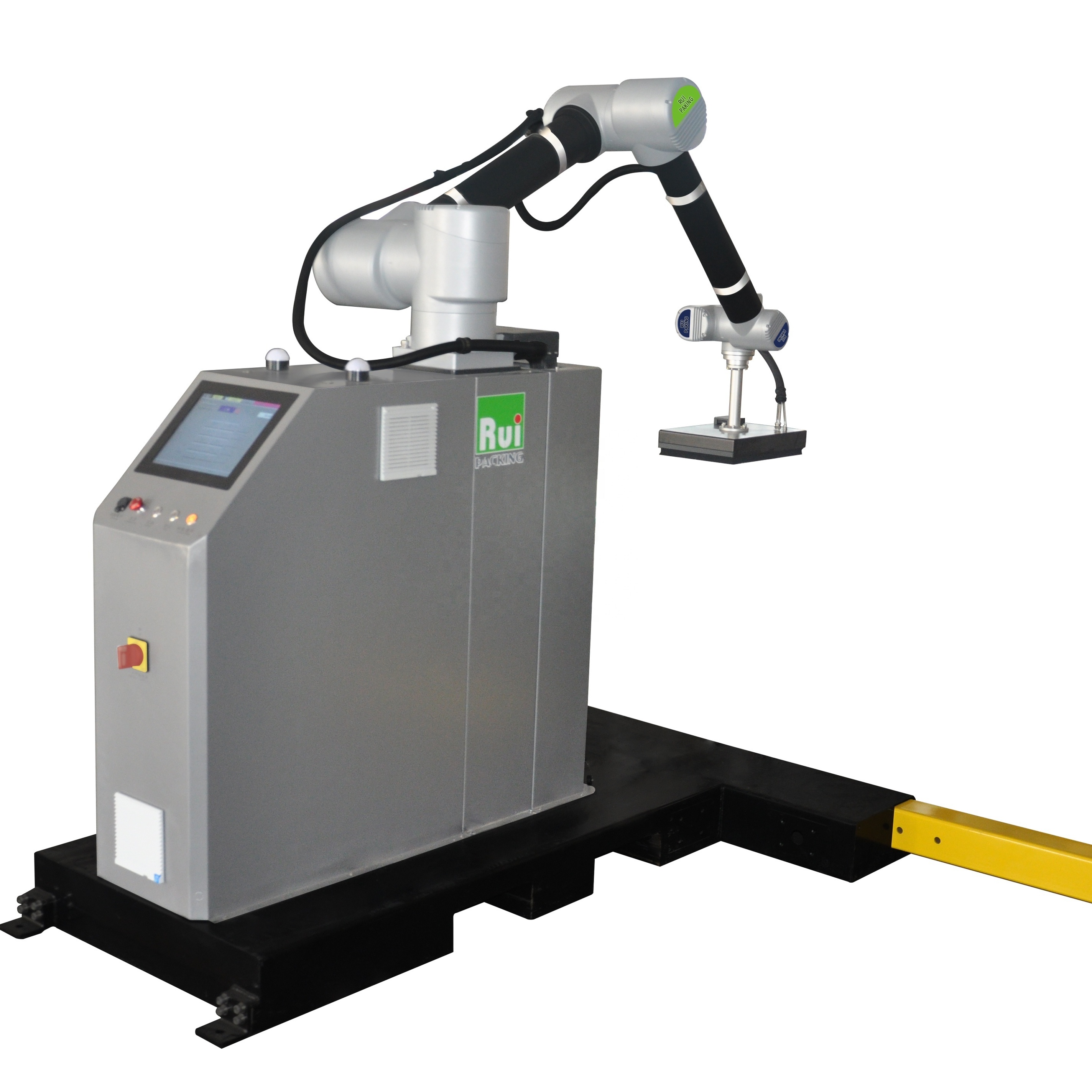 Fully Automated Collaborative Robotic Palletizing System for Industrial Pallet Sorting and Stacking Operations