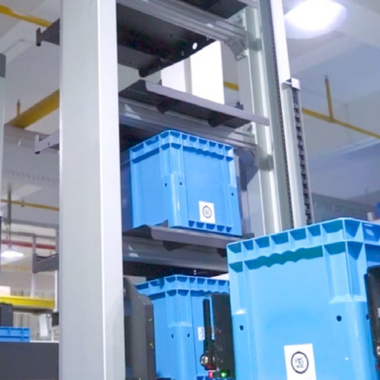 E-commerce Fulfillment Center Advanced Tote Shuttle AMR Robot Automated Bin Handling System